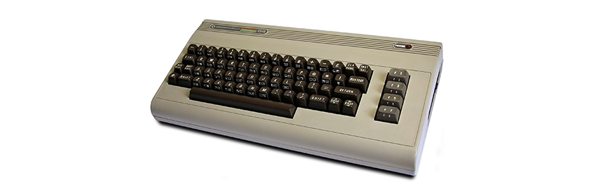 Abbildung eines Commodore 64 in kleiner Auflösung
